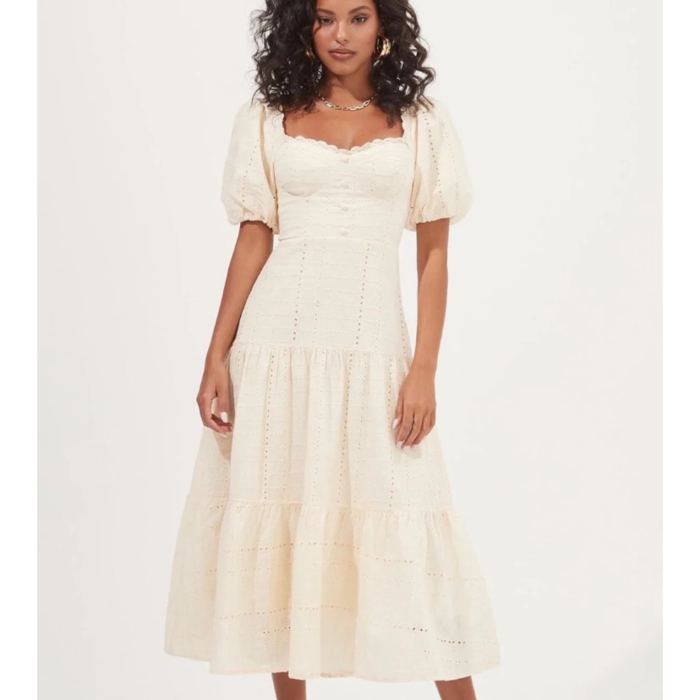 NWT | ASTR | Ivory Eyelet Maxi Dress